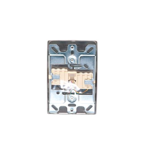 ICC-IC630DA6SS Wall Plate IDC 6P6C STAINLESS STEEL - Image 3