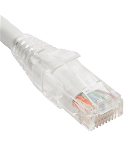 ICC-ICPCST03WH PATCH CORD CAT6 CLEAR BOOT 3' WHITE