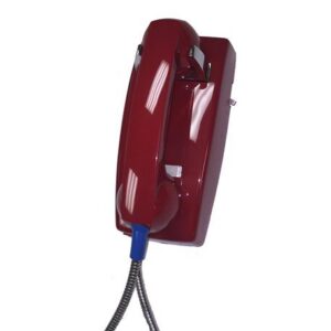 ITT-2554-AHCNDL-RD 255447AHCNDL Wall Phone w/Metal Cradle