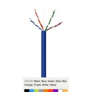 WAV-CAT6E-CMR-WH CAT6 E 600MHz CMR 6E04URWH4  WHITE