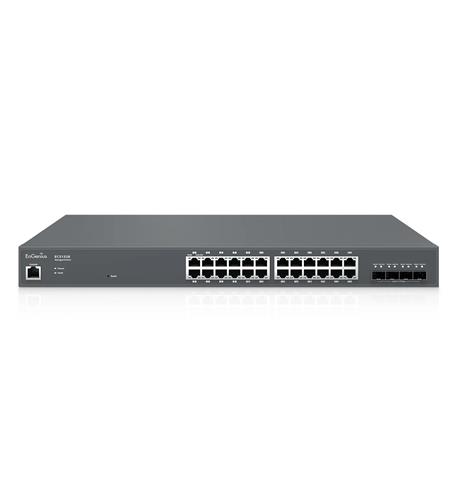 ENG-ECS1528 24-Port Cloud Managed 1U Rack-Mount
