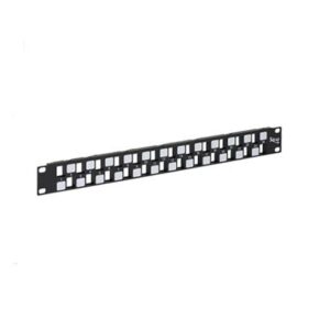 ICC-IC107BE241 PATCH PANEL, BLANK, EZ, 24-PORT, 1 RMS