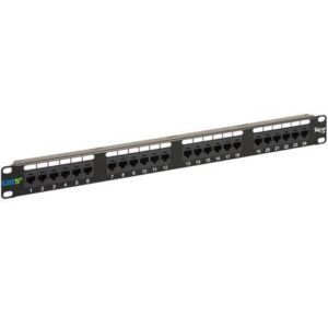 ICC-ICMPP0245E PATCH PANEL, CAT 5e, 24-PORT, 1 RMS