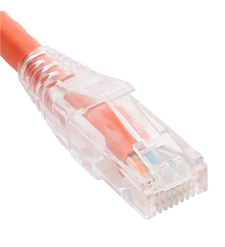 ICC-ICPCST05OR PATCH CORD CAT6 CLEAR BOOT 5' ORANGE