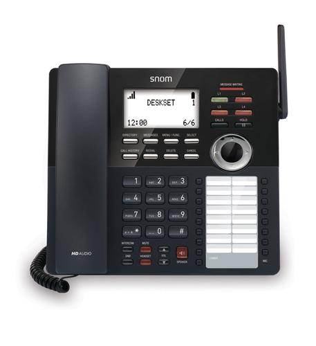 SNO-M18-KLE SIP DECT 4-Line Deskset