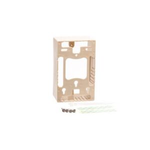 ICC-IC107MRSIV MOUNTING BOX, 1-GANG, IVORY