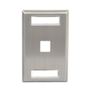 ICC-IC107S01SS FACEPLATE, ID, STAINLESS, 1-GANG,1-PORT