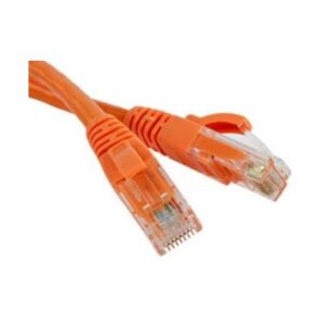 WAV-5E04UMOR-PC-01 CAT5E PATCH CORD 1FT ORANGE