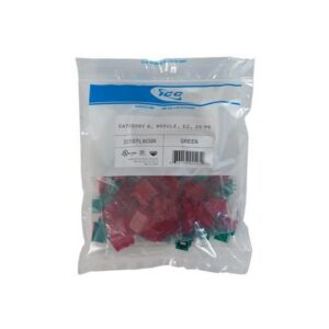 ICC-IC107L6CGN MODULE, CAT 6, EZ, 25 PK, GREEN