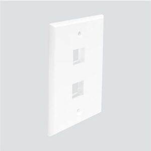 WAV-FACE-2-WH FP02PWH FACEPLATE 2 PORT WHITE