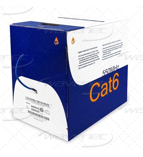 WAV-CAT6V-CMR-BL CAT6 550MHz NO SPLINE BLUE - Image 2