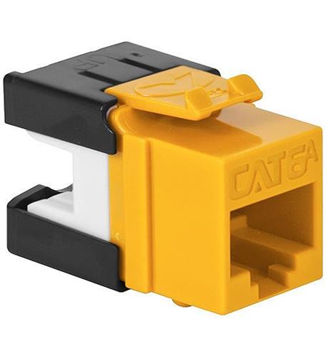 ICC-IC107GACYL MODULE, CAT6A, HD, 25PK, YELLOW - Image 2