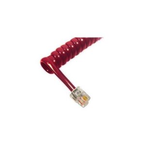 2500RD GCHA444025-FCR / 25′ RED Handset Cord