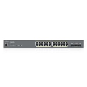 ENG-ECS1528FP 24-Port Cloud Managed 1U Rack-Mount
