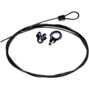 BG-CK10B Black 10 Foot Cable and Clamp