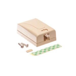 ICC-IC108SB1IV SURFACE MOUNT BOX, ELITE, 1-PORT, IVORY