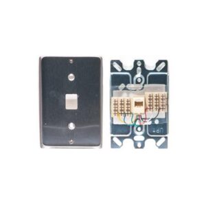 ICC-IC630DA6SS Wall Plate IDC 6P6C STAINLESS STEEL