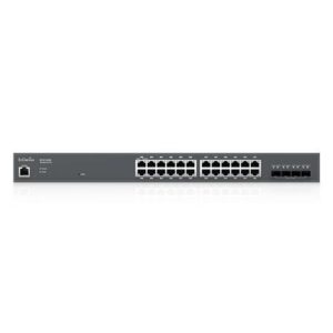 ENG-ECS1528 24-Port Cloud Managed 1U Rack-Mount