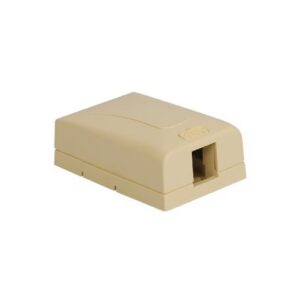 ICC-IC108SB1IV SURFACE MOUNT BOX, ELITE, 1-PORT, IVORY