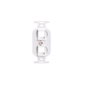 ICC-IC107DPIWH INSERT, ELECTRICAL, 2-PORT, WHITE