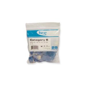 ICC-IC107L6CBL MODULE, CAT 6, EZ, 25 PK, BLUE