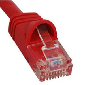 ICC-ICPCSK10RD PATCH CORD, CAT 6, MOLDED BOOT, 10′  RD