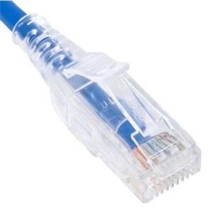 ICC-ICPCSY10BL PATCH CORD CAT 6 SLIM CLEAR SR 10PK 10FT