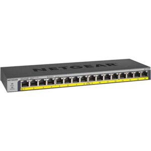 NET-GS116PP-100NAS 16 Port PoE Plus Gigabit Unmngd