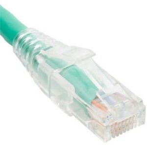 ICC-ICPCST07GN PATCH CORD, CAT 6, CLEAR BOOT, 7′ GREEN