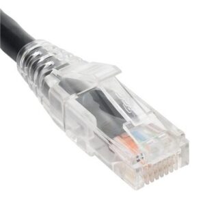 ICC-ICPCST25BK PATCH CORD, CAT6, CLEAR BOOT, 25′ BLACK
