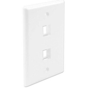 WAV-FACE-2-WH-25PK FP02PWH-SPK FACEPLATE 2 PORT 25 PK WHITE