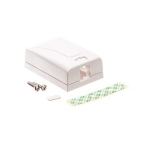 ICC-IC108SB1WH SURFACE MOUNT BOX, ELITE, 1-PORT, WHITE