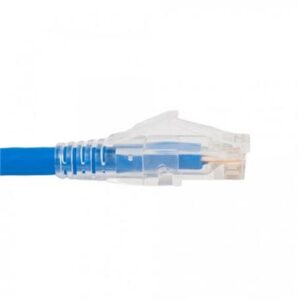 ICC-ICPCSP25BL PATCH CORD CAT5e CLEAR BOOT 25′ BLUE
