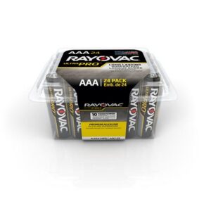 RAY-ALAAA-24 Alkaline Reclosable AAA 24 Pk E302362200