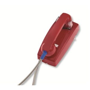 ITT-2554-ARCNDL-RD 255447ARCNDL Wall Phone w/Armored Cord