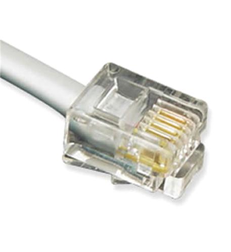 ICC-ICLC425FSV GCLB466025 25' Flat Line Cord 6P4C SV