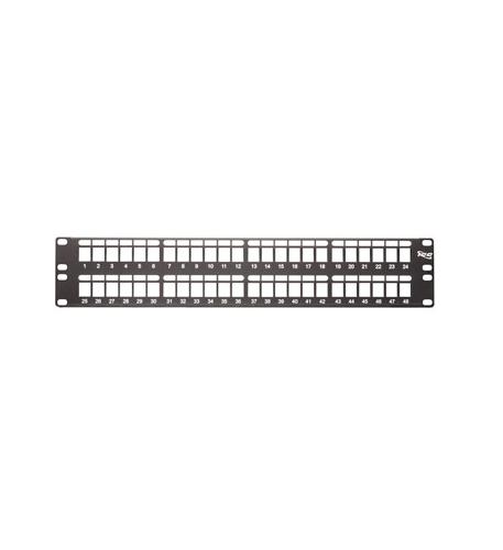 ICC-IC107BP482 PATCH PANEL, BLANK, HD, 48-PORT, 2 RMS - Image 2