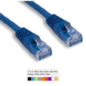 WAV-6E04UMWH-PC-6INCH CAT6 PATCH CORD BOOTED 6″ WHITE