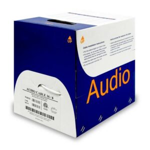 WAV-AC1602RBK4-500 500′ 16AWG 2C SPEAKERWIRE BLACK