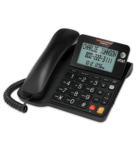 ATT-CL2940 Corded Speakerphone with Display - BLACK - Image 2
