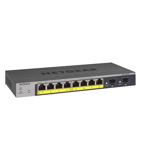 NET-GS110TP-300NAS 8-port Gigabit PoE Smart Switch - Image 2