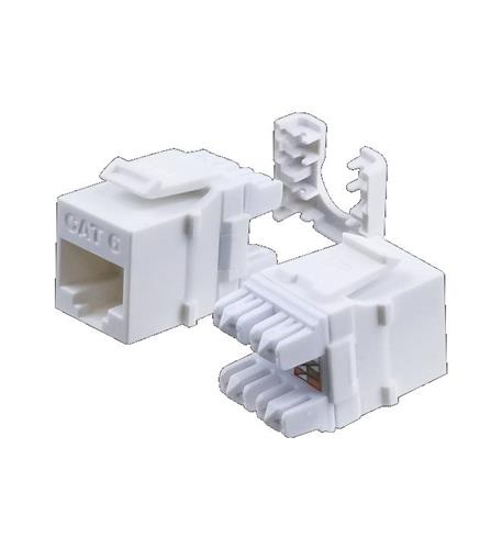 WAV-HD-6EKSJWH-25PK CAT6 HDJ SERIES JACK 25 PACK