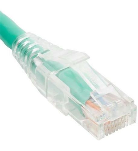ICC-ICPCST07GN PATCH CORD, CAT 6, CLEAR BOOT, 7' GREEN