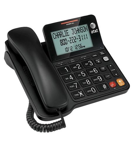 ATT-CL2940 Corded Speakerphone with Display - BLACK - Image 3