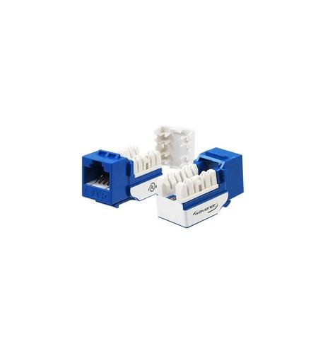 WAV-6EKSJBL-25PK CAT6 JACK SDJ SERIES BLUE 25 PACK - Image 2