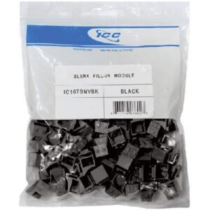 ICC-IC107BNVBK HD MODULE, BLANK 100 PK, BK
