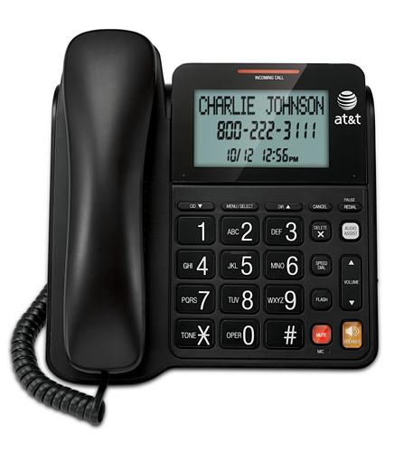 ATT-CL2940 Corded Speakerphone with Display - BLACK
