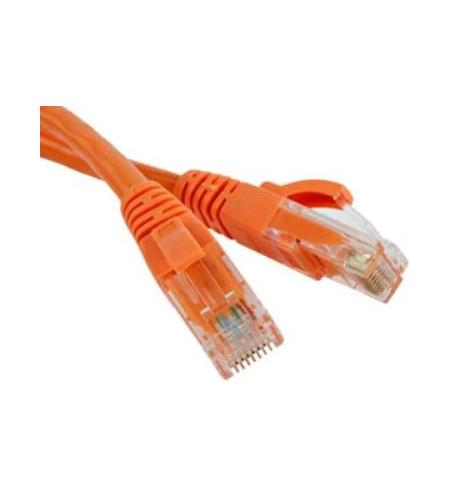 WAV-5E04UMOR-PC-01 CAT5E PATCH CORD 1FT ORANGE