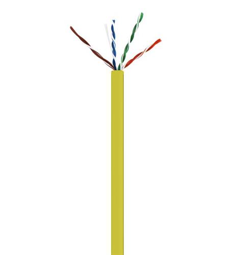 WAV-CAT6V-CMR-YL CAT6 550MHz NO SPLINE YELLOW