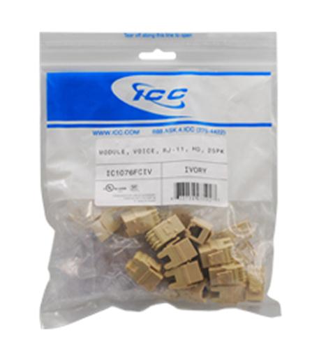 ICC-IC1076FCIV MODULE, VOICE, RJ-11, HD, 25PK, IV